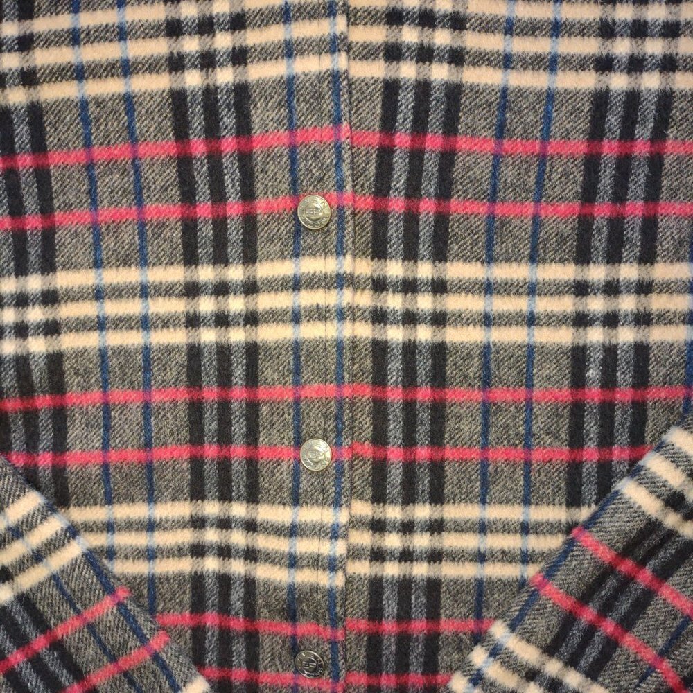 Vintage Evan Picone Plaid Wool Blazer Women Sz 14/16 Boho Classic - Picture 8 of 9